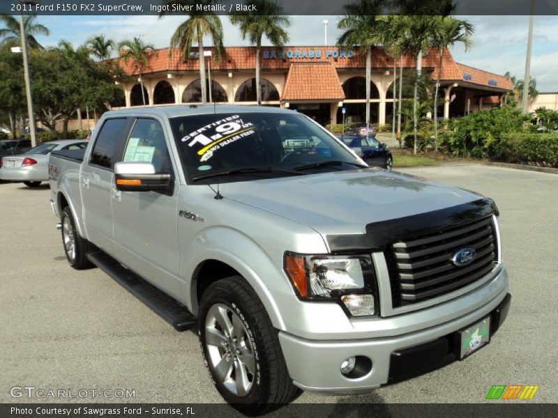 Ingot Silver Metallic / Black 2011 Ford F150 FX2 SuperCrew