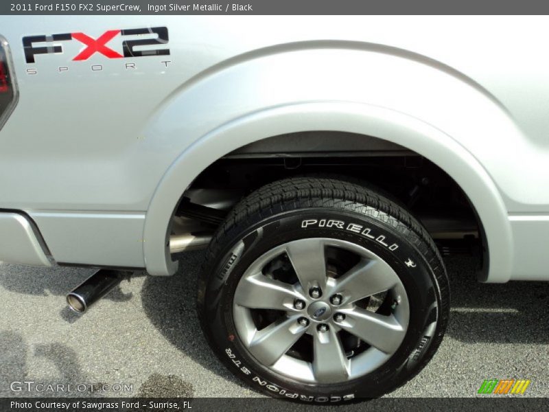 Ingot Silver Metallic / Black 2011 Ford F150 FX2 SuperCrew