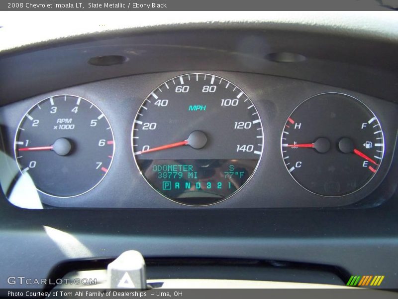 Slate Metallic / Ebony Black 2008 Chevrolet Impala LT