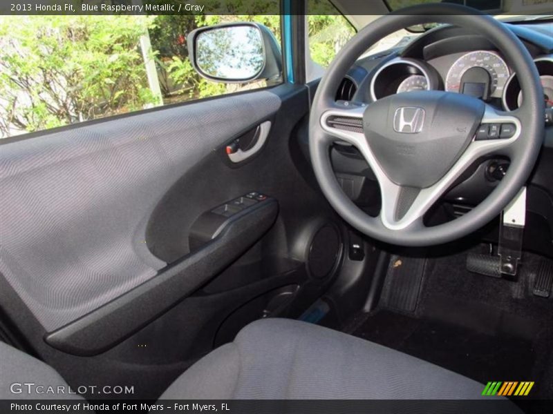 Blue Raspberry Metallic / Gray 2013 Honda Fit