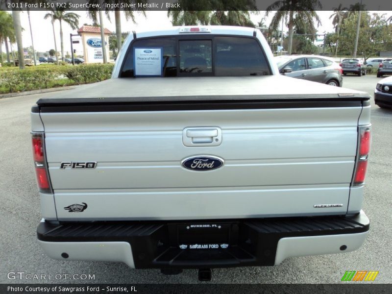 Ingot Silver Metallic / Black 2011 Ford F150 FX2 SuperCrew