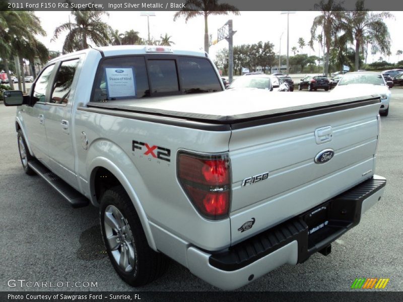 Ingot Silver Metallic / Black 2011 Ford F150 FX2 SuperCrew