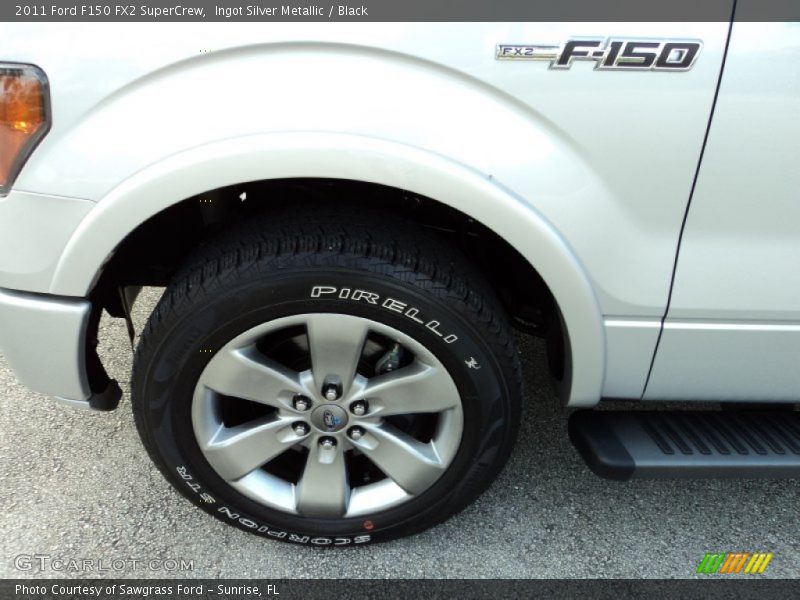 Ingot Silver Metallic / Black 2011 Ford F150 FX2 SuperCrew