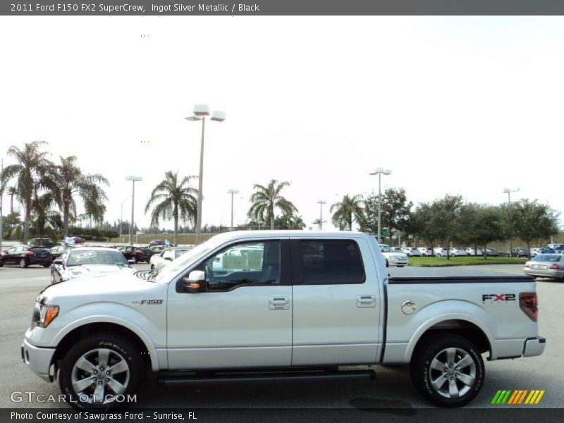 Ingot Silver Metallic / Black 2011 Ford F150 FX2 SuperCrew
