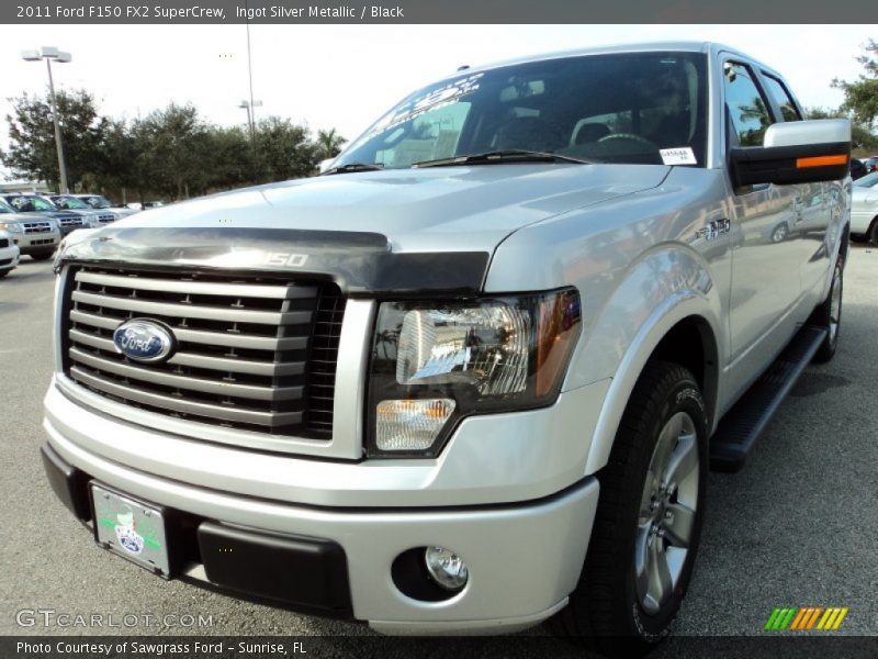 Ingot Silver Metallic / Black 2011 Ford F150 FX2 SuperCrew