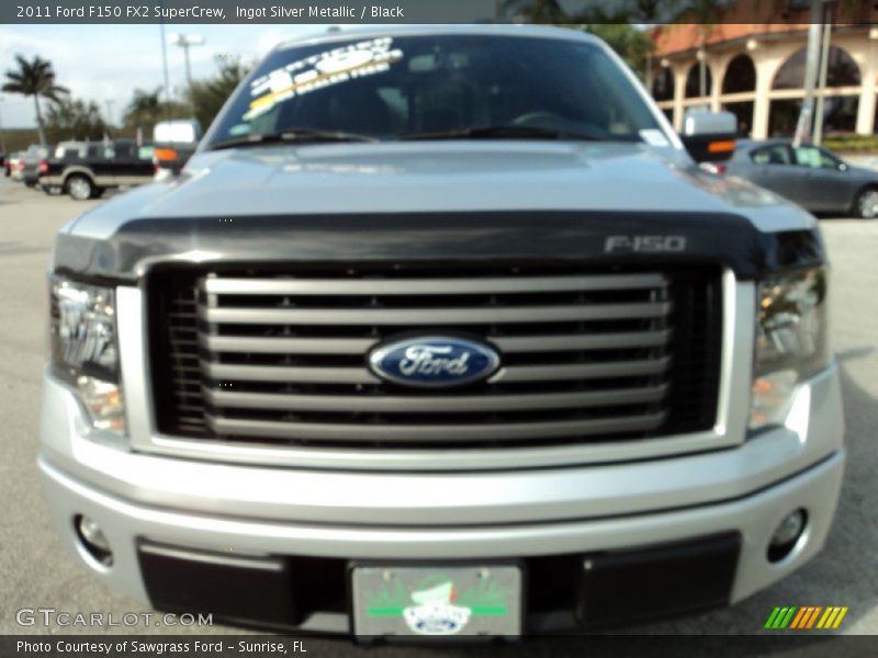 Ingot Silver Metallic / Black 2011 Ford F150 FX2 SuperCrew