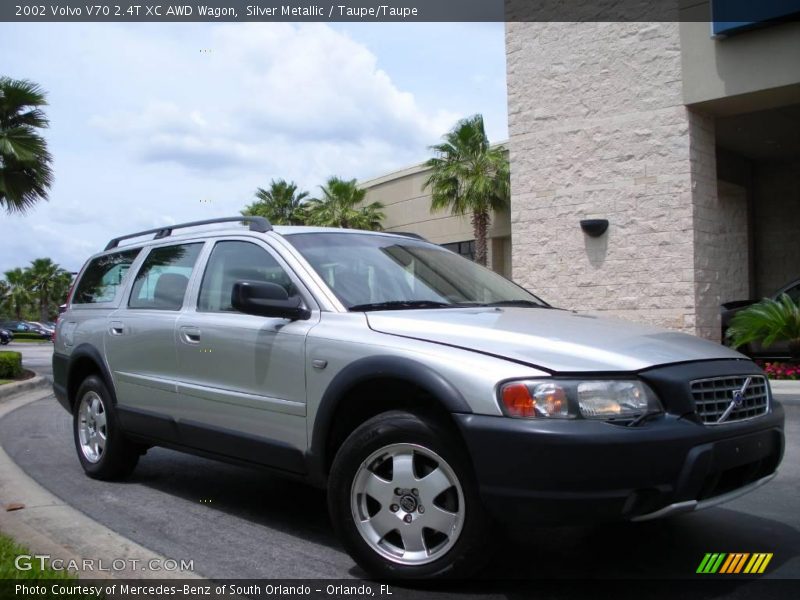 Silver Metallic / Taupe/Taupe 2002 Volvo V70 2.4T XC AWD Wagon