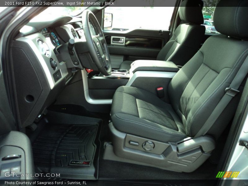 Front Seat of 2011 F150 FX2 SuperCrew