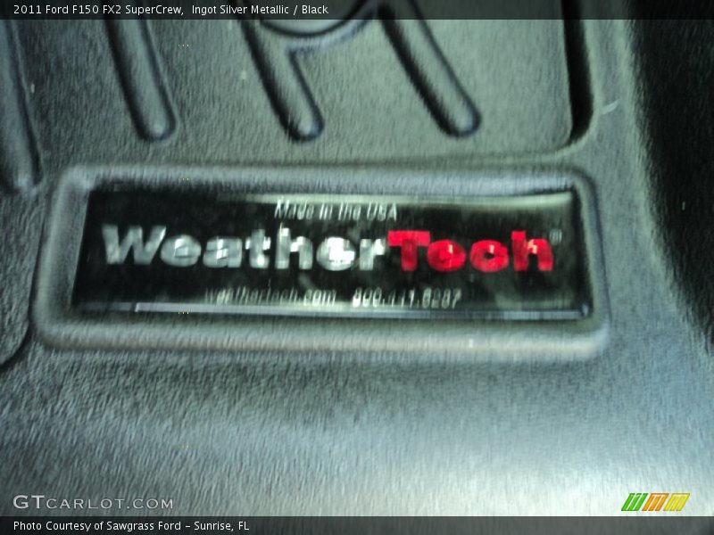 Ingot Silver Metallic / Black 2011 Ford F150 FX2 SuperCrew