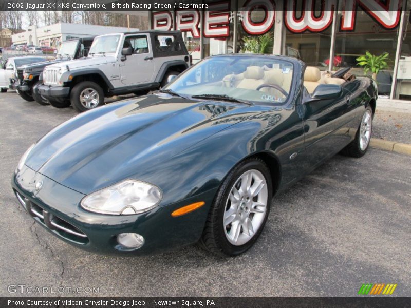 Front 3/4 View of 2002 XK XK8 Convertible