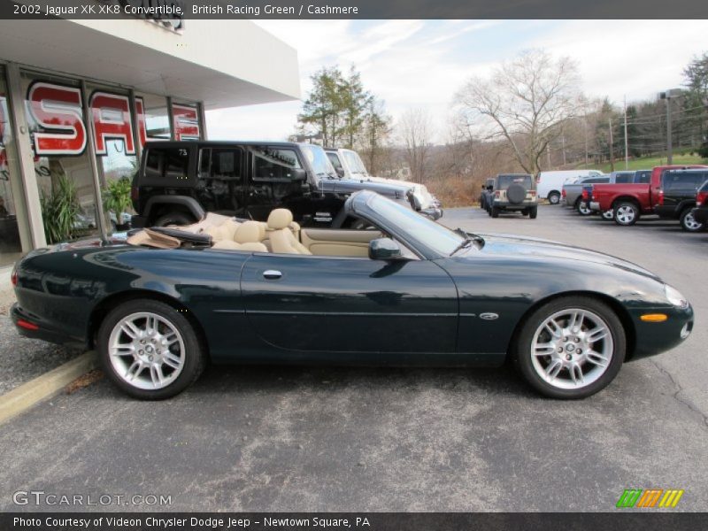British Racing Green / Cashmere 2002 Jaguar XK XK8 Convertible
