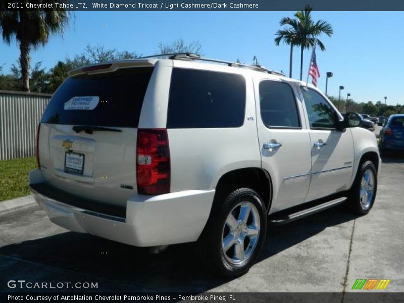 White Diamond Tricoat / Light Cashmere/Dark Cashmere 2011 Chevrolet Tahoe LTZ