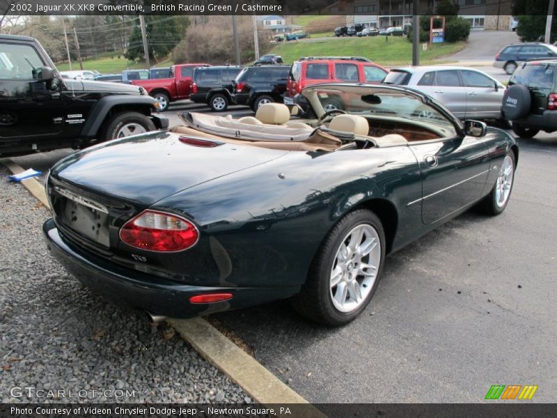 British Racing Green / Cashmere 2002 Jaguar XK XK8 Convertible
