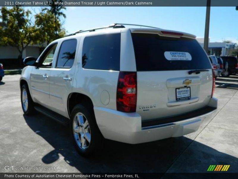 White Diamond Tricoat / Light Cashmere/Dark Cashmere 2011 Chevrolet Tahoe LTZ