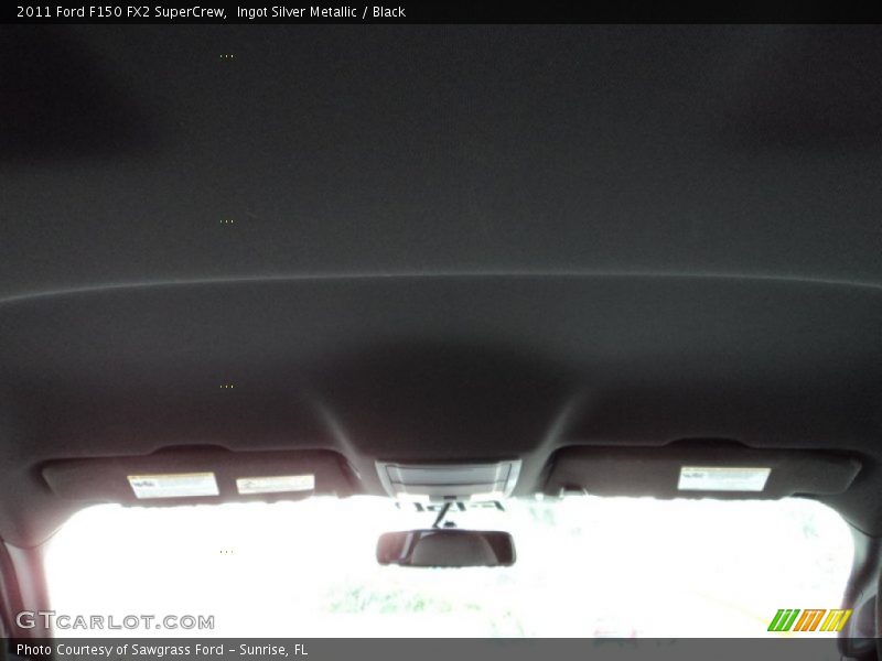 Ingot Silver Metallic / Black 2011 Ford F150 FX2 SuperCrew