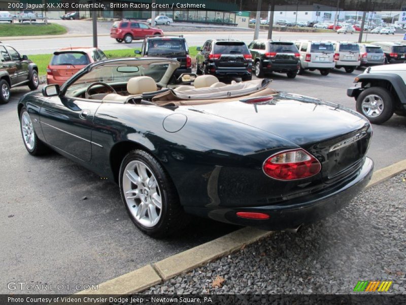 British Racing Green / Cashmere 2002 Jaguar XK XK8 Convertible