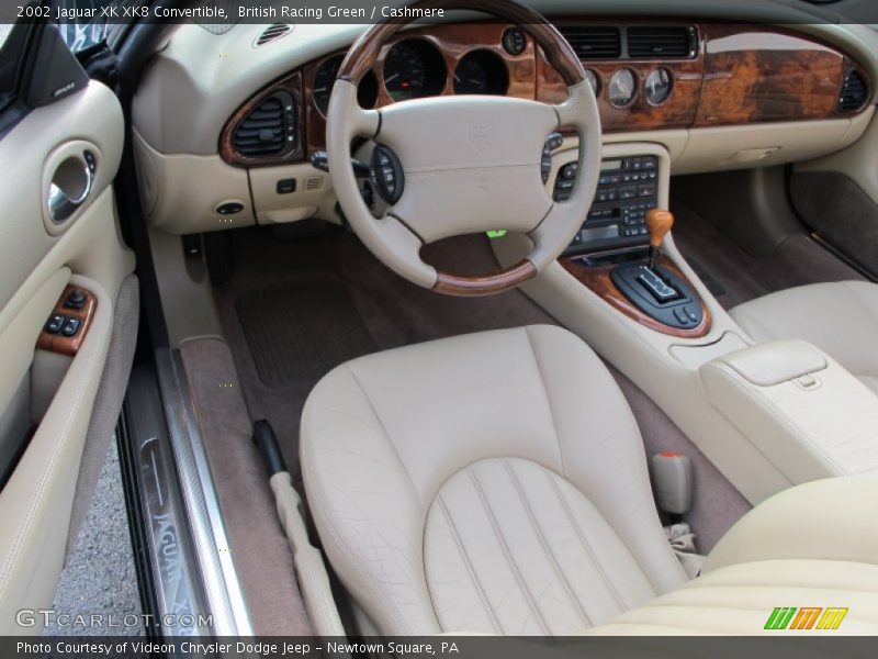  2002 XK XK8 Convertible Cashmere Interior