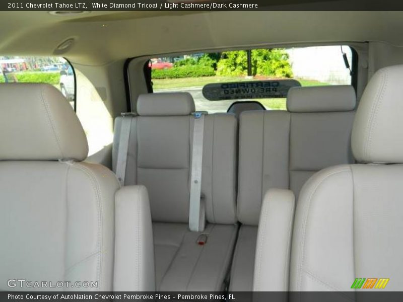 White Diamond Tricoat / Light Cashmere/Dark Cashmere 2011 Chevrolet Tahoe LTZ