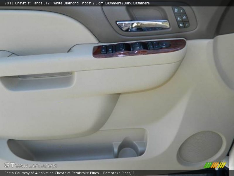 White Diamond Tricoat / Light Cashmere/Dark Cashmere 2011 Chevrolet Tahoe LTZ