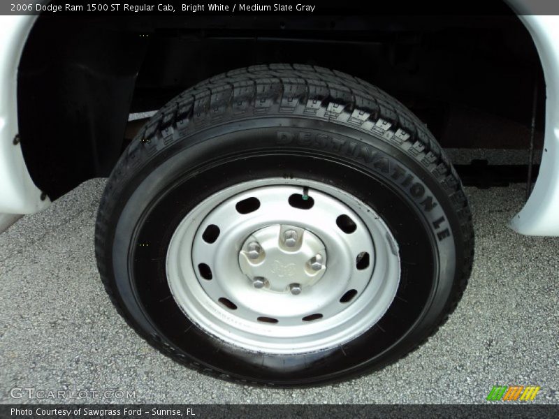 Bright White / Medium Slate Gray 2006 Dodge Ram 1500 ST Regular Cab