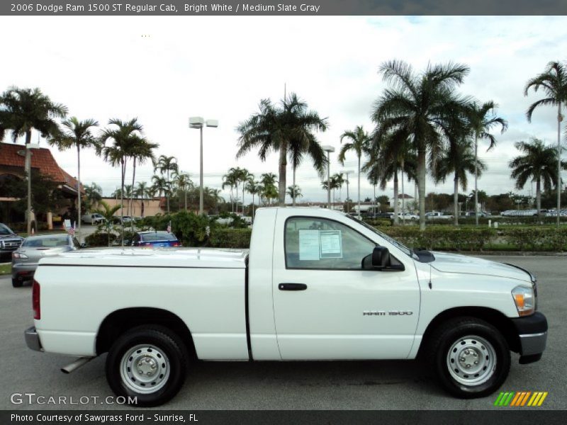 Bright White / Medium Slate Gray 2006 Dodge Ram 1500 ST Regular Cab