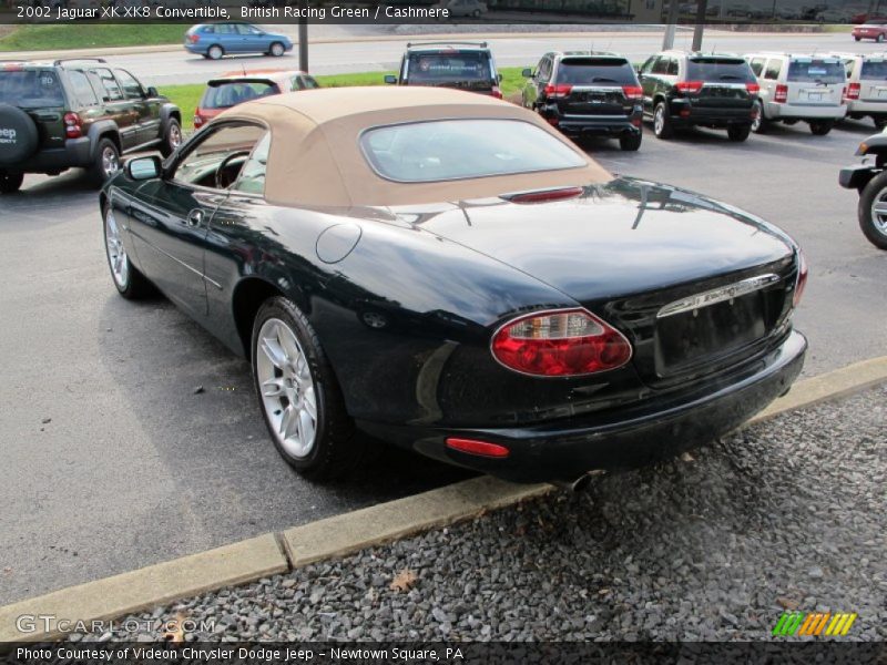 British Racing Green / Cashmere 2002 Jaguar XK XK8 Convertible