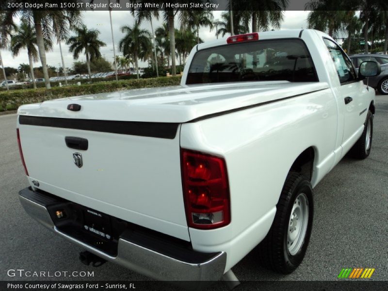 Bright White / Medium Slate Gray 2006 Dodge Ram 1500 ST Regular Cab