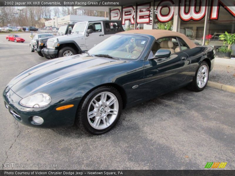 British Racing Green / Cashmere 2002 Jaguar XK XK8 Convertible