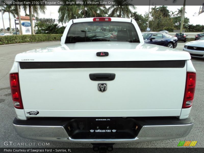 Bright White / Medium Slate Gray 2006 Dodge Ram 1500 ST Regular Cab
