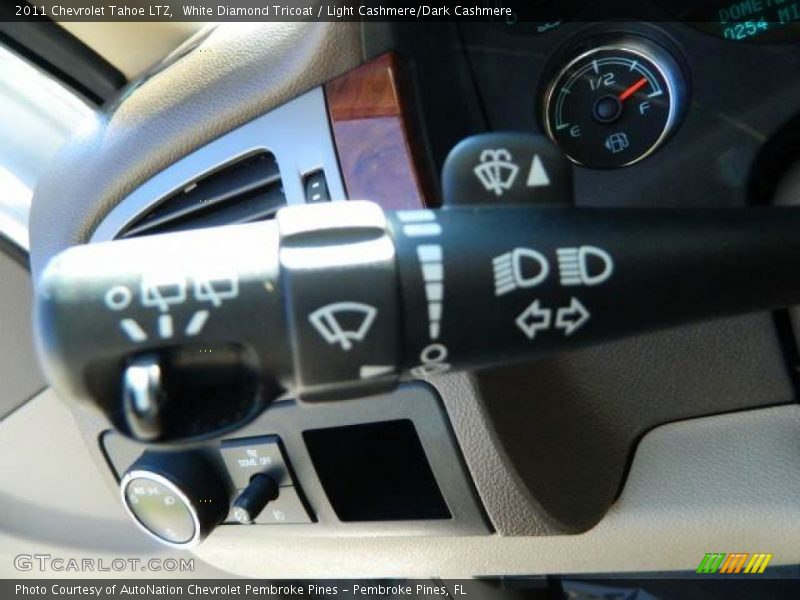 White Diamond Tricoat / Light Cashmere/Dark Cashmere 2011 Chevrolet Tahoe LTZ