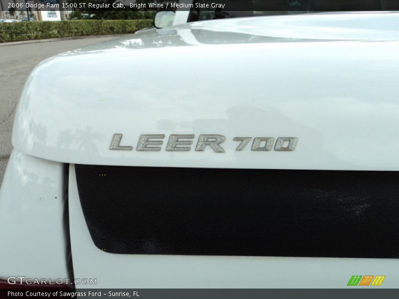 Bright White / Medium Slate Gray 2006 Dodge Ram 1500 ST Regular Cab