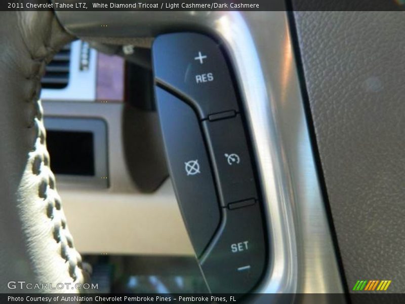 White Diamond Tricoat / Light Cashmere/Dark Cashmere 2011 Chevrolet Tahoe LTZ