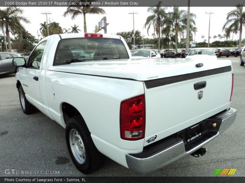 Bright White / Medium Slate Gray 2006 Dodge Ram 1500 ST Regular Cab