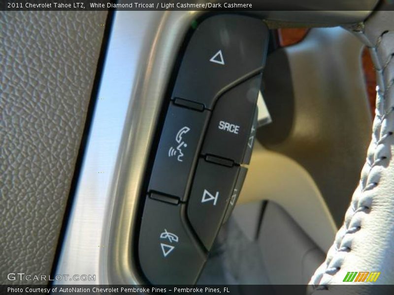 White Diamond Tricoat / Light Cashmere/Dark Cashmere 2011 Chevrolet Tahoe LTZ