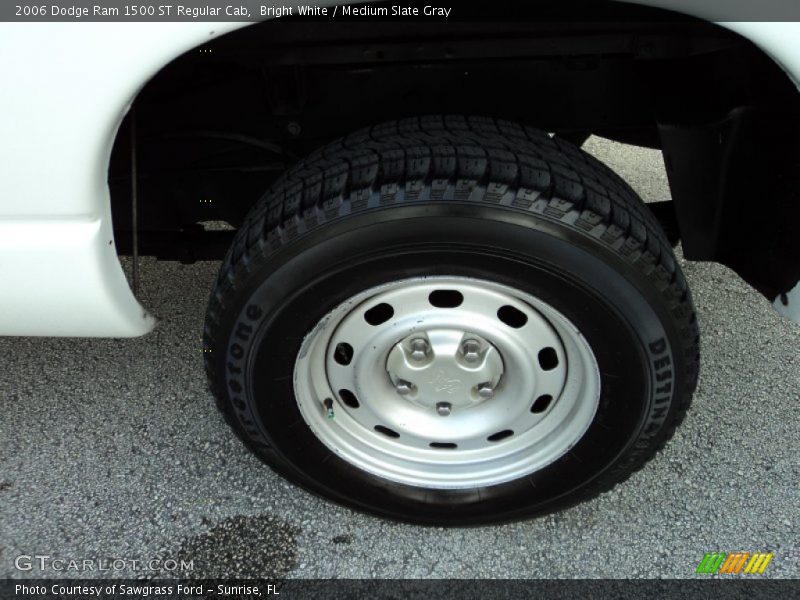 Bright White / Medium Slate Gray 2006 Dodge Ram 1500 ST Regular Cab