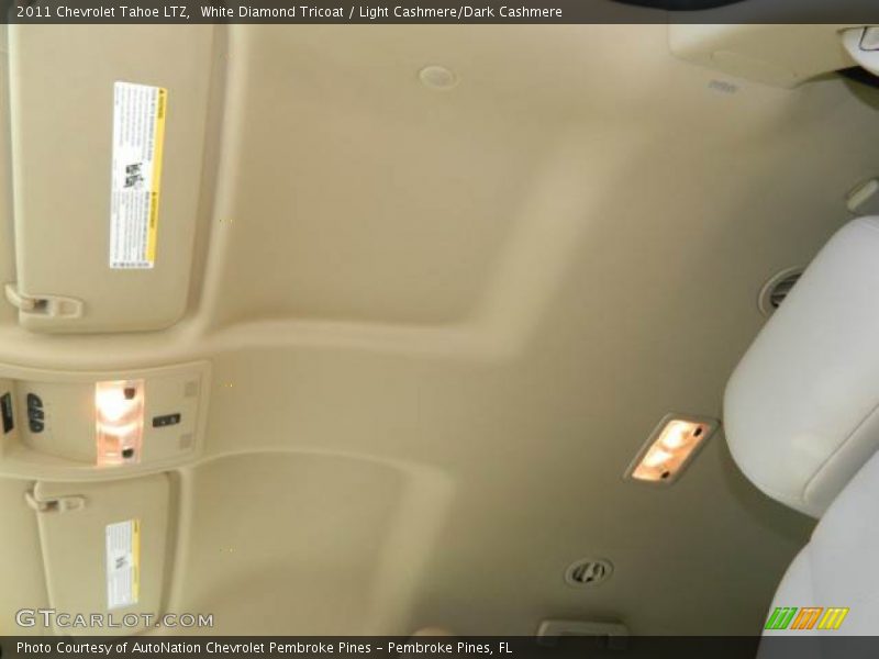 White Diamond Tricoat / Light Cashmere/Dark Cashmere 2011 Chevrolet Tahoe LTZ