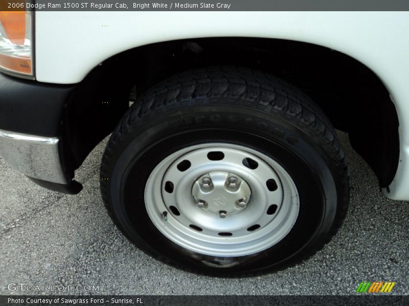 Bright White / Medium Slate Gray 2006 Dodge Ram 1500 ST Regular Cab