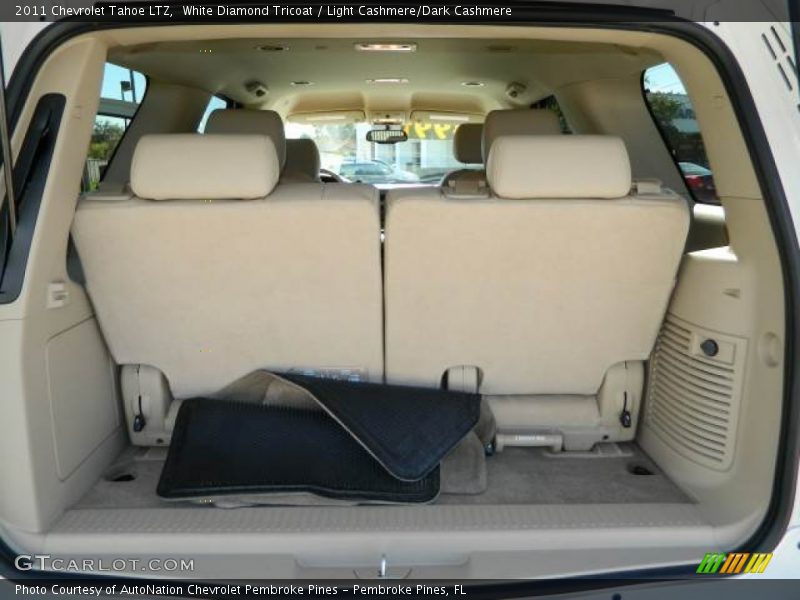 White Diamond Tricoat / Light Cashmere/Dark Cashmere 2011 Chevrolet Tahoe LTZ