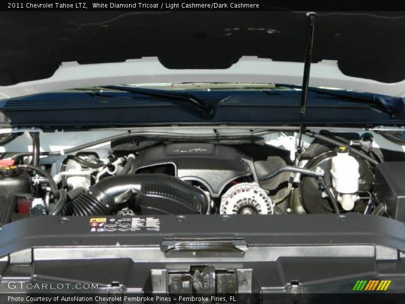 White Diamond Tricoat / Light Cashmere/Dark Cashmere 2011 Chevrolet Tahoe LTZ