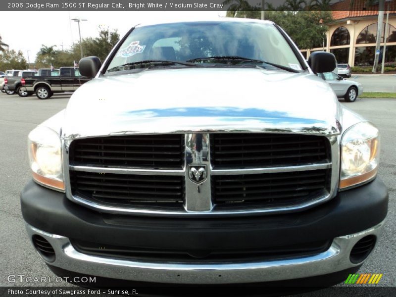 Bright White / Medium Slate Gray 2006 Dodge Ram 1500 ST Regular Cab