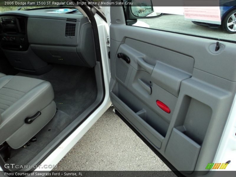 Bright White / Medium Slate Gray 2006 Dodge Ram 1500 ST Regular Cab