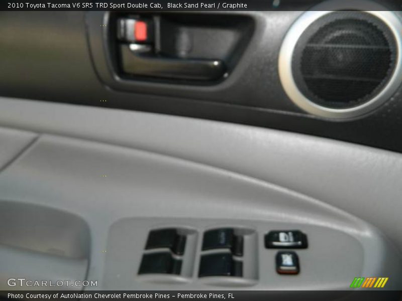 Black Sand Pearl / Graphite 2010 Toyota Tacoma V6 SR5 TRD Sport Double Cab