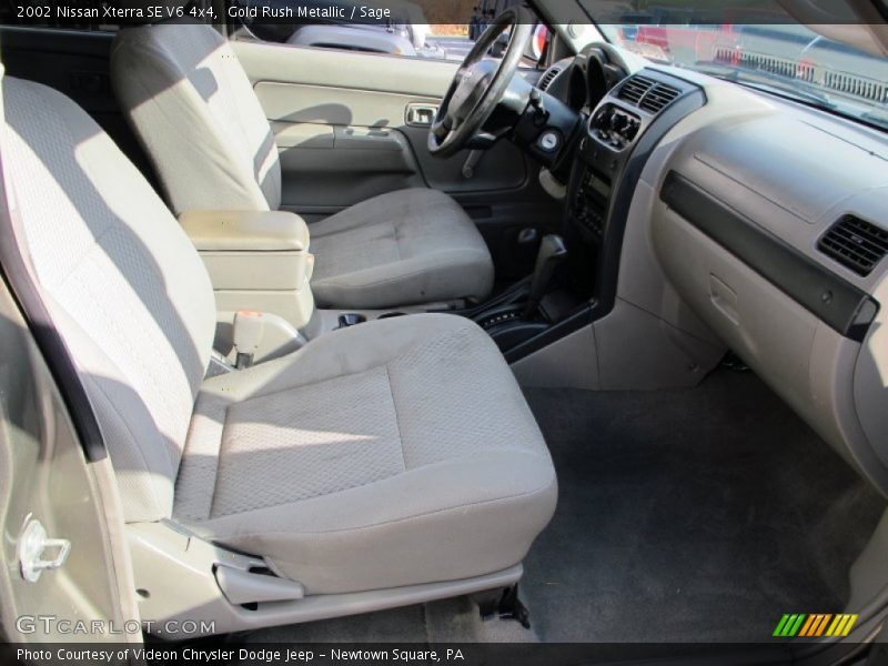 Gold Rush Metallic / Sage 2002 Nissan Xterra SE V6 4x4