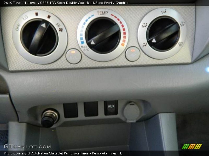 Black Sand Pearl / Graphite 2010 Toyota Tacoma V6 SR5 TRD Sport Double Cab