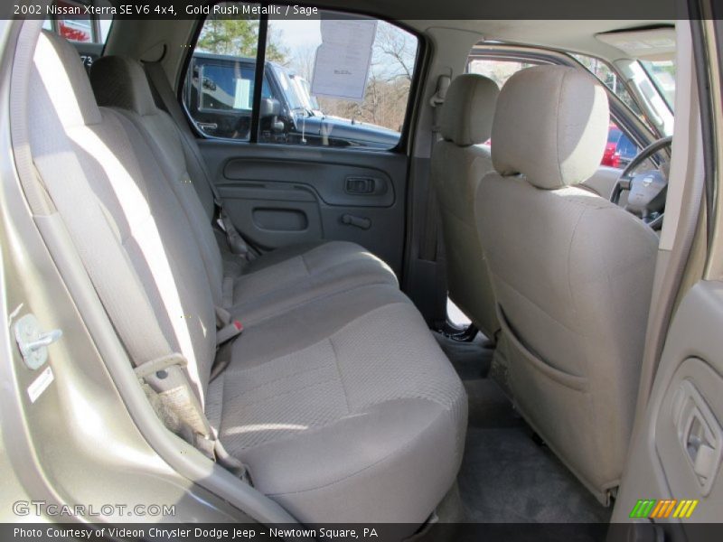 Gold Rush Metallic / Sage 2002 Nissan Xterra SE V6 4x4