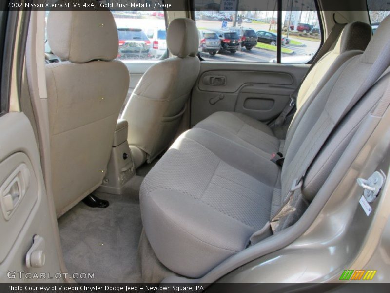 Rear Seat of 2002 Xterra SE V6 4x4