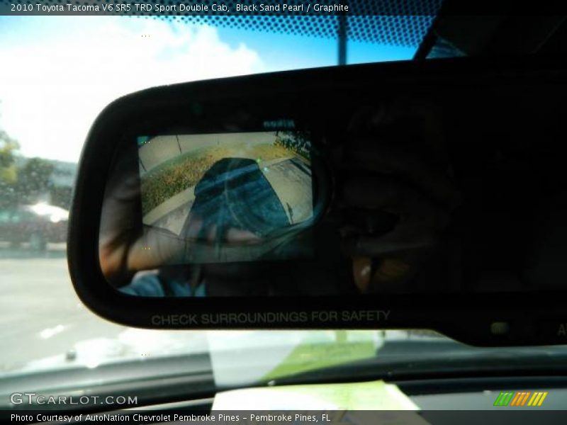 Black Sand Pearl / Graphite 2010 Toyota Tacoma V6 SR5 TRD Sport Double Cab