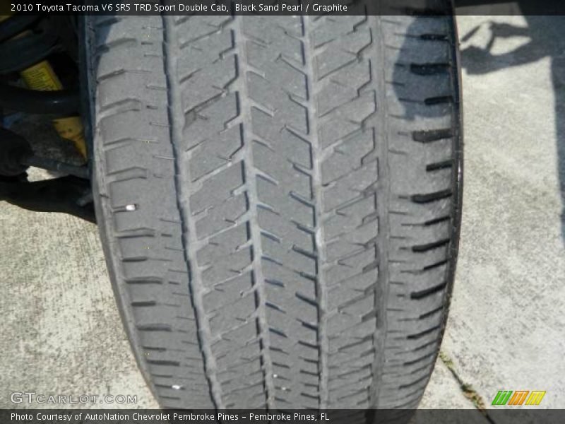 Black Sand Pearl / Graphite 2010 Toyota Tacoma V6 SR5 TRD Sport Double Cab