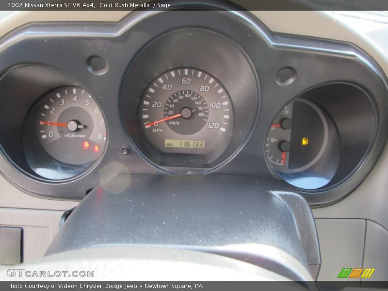  2002 Xterra SE V6 4x4 SE V6 4x4 Gauges