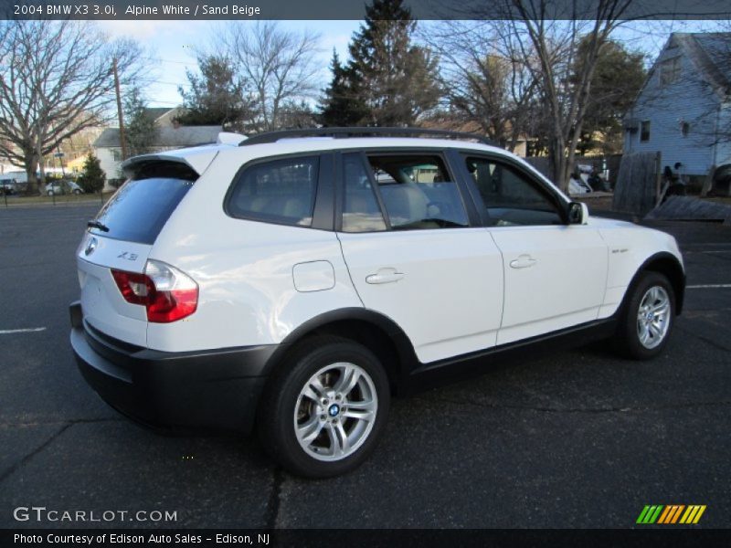 Alpine White / Sand Beige 2004 BMW X3 3.0i